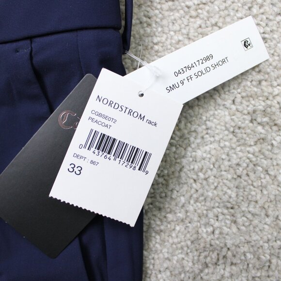 Callaway Shorts NWT Mens 33 Blue Opti-Dri Golf Stretch 9" inseam Flat Front - Picture 6 of 12